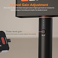 Vista 6 de COMICA Revo S Micrófono de mano inalámbrico, micrófono profesional de entrevista de mano para iPhone16 15, teléfonos Android, computadoras