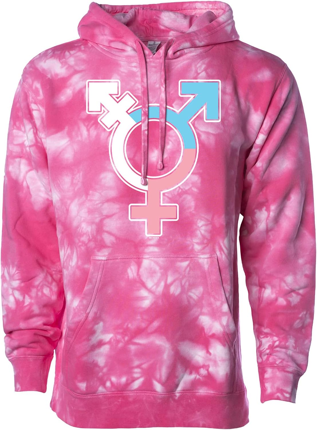Haase Unlimited Transgender Symbol - LGBTQ Trans Rights Unisex Hoodie Sweatshirt