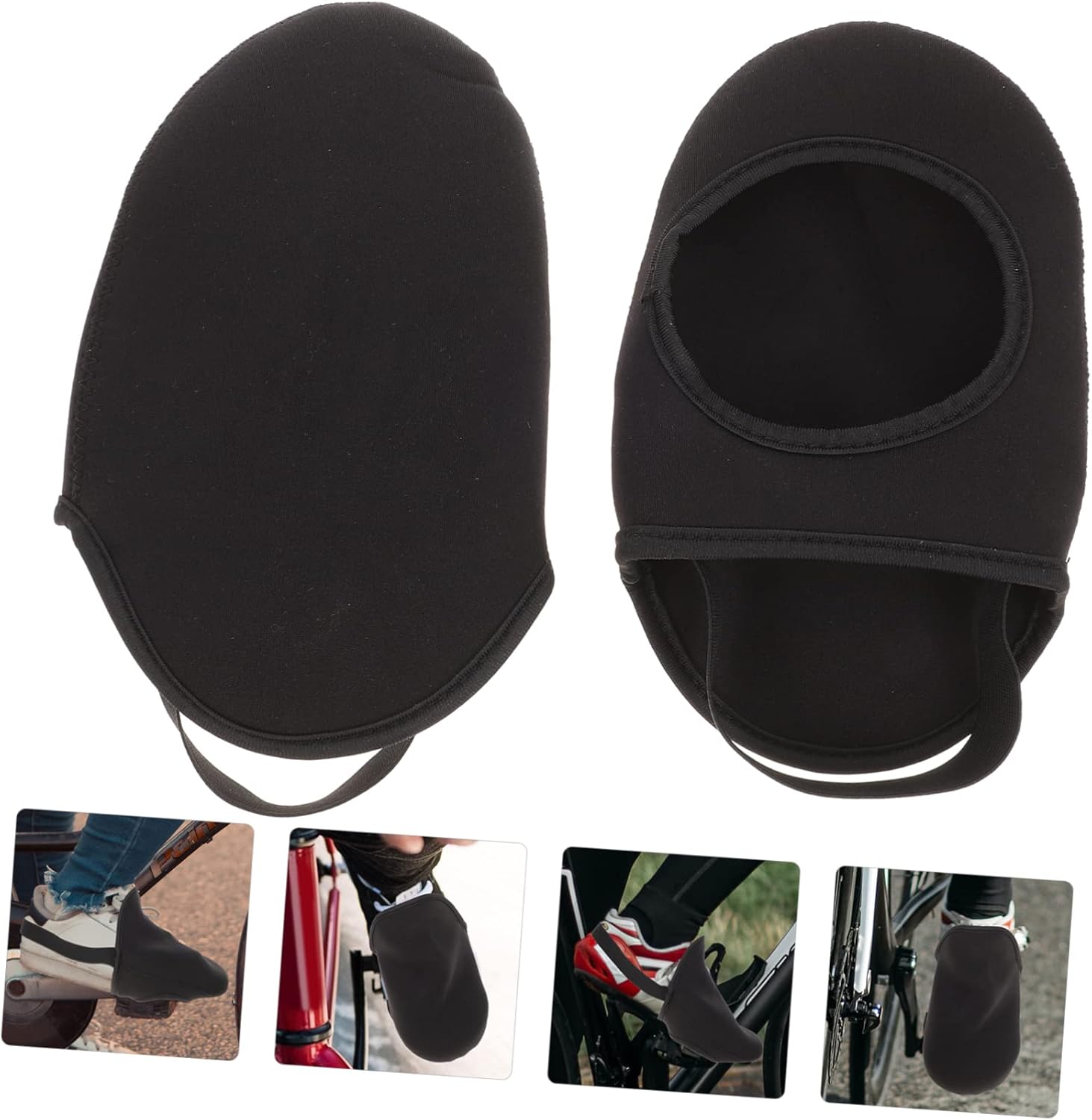 DECHOUS Winter Shoe Covers Windproof Riding Bowling Accessories Non Slip Design for Enhanced Friction for