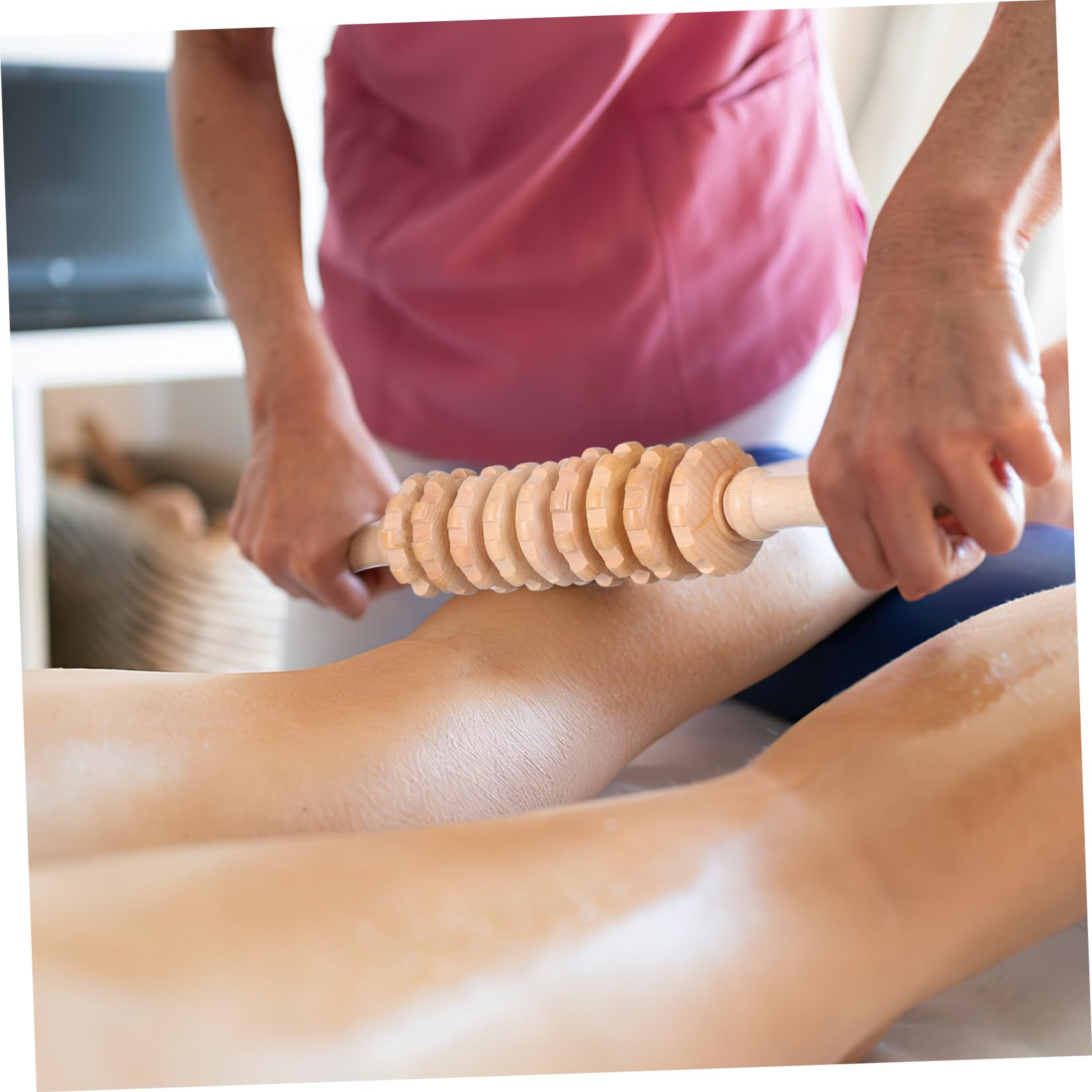 6-teiliges Massage-Set, Holztherapie-Werkzeuge für das Büro