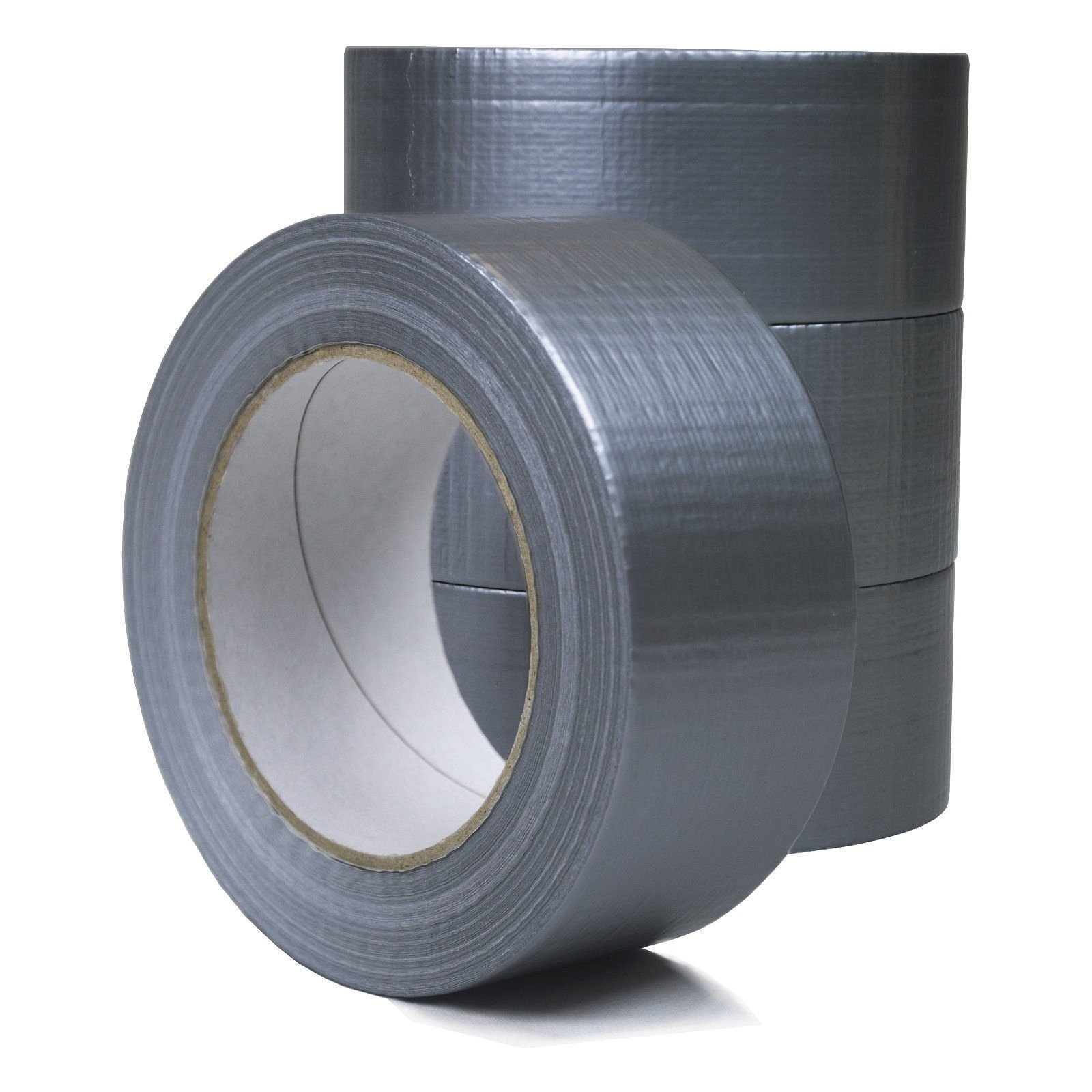 6 rouleaux de ruban adhésif en tissu de 48 mm x 50 m, également appelé ruban adhésif en toile grise, fabriqué à partir d'un adhésif synthétique