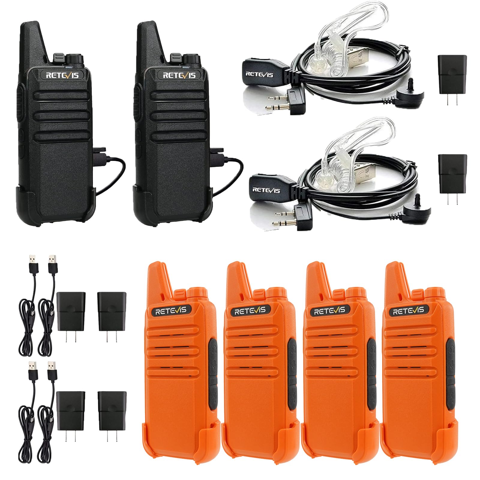 Amazon.com: Retevis RT22 Walkie Talkies Two-Way Radios Long Range