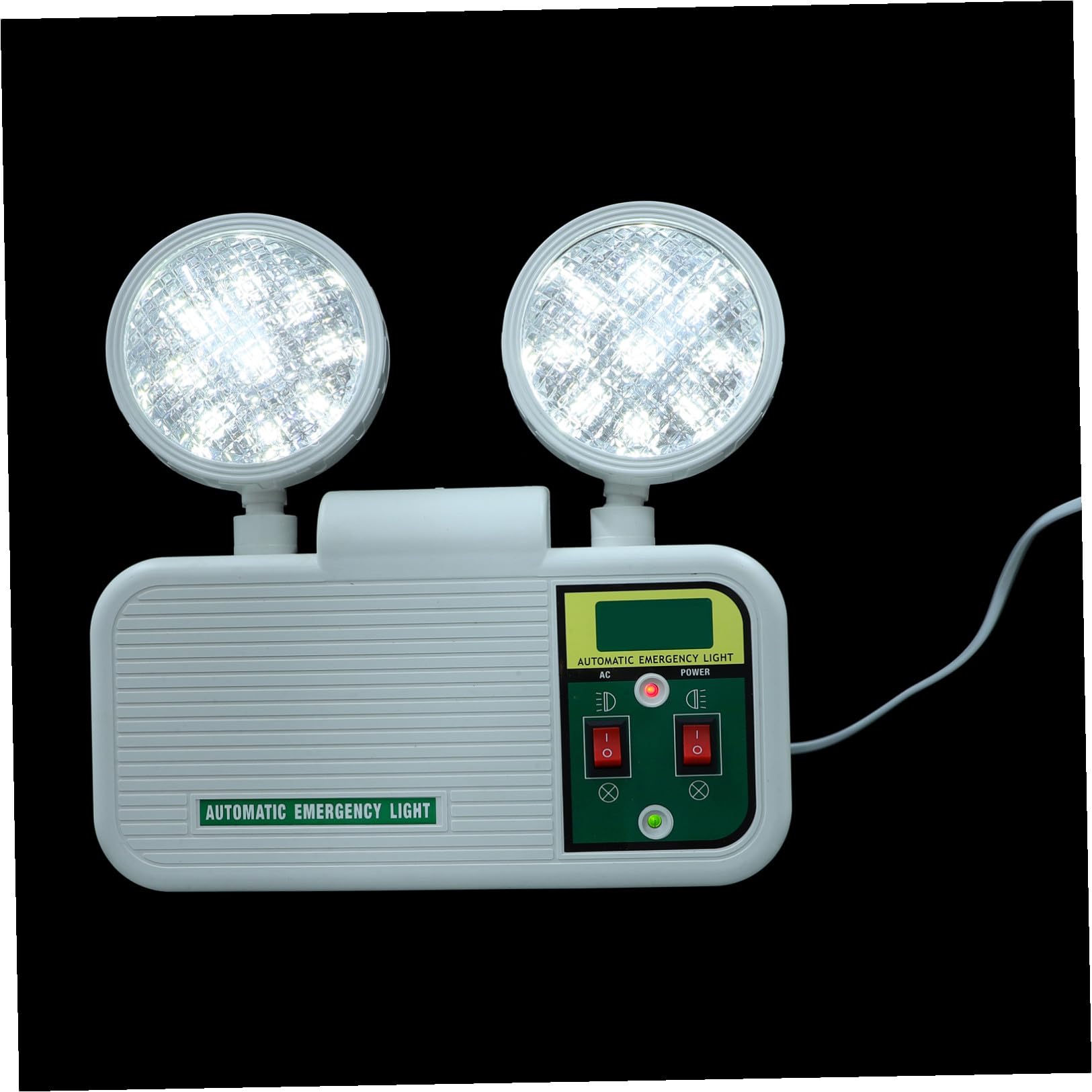 Iluminación De Emergencia De Canal Luz De Emergencia LED De Doble Cabezal De Doble Foco Para Evacuación