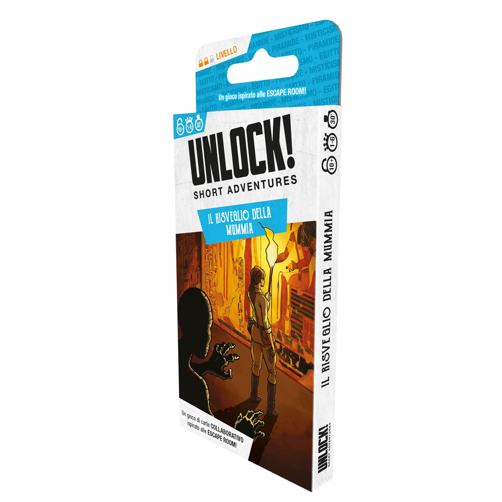 Asmodee - Unlock! Secret Adventures, Escape Room in a Board Game, 1-6 Players, 10+ Years, Italian Edition