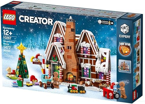 LEGO Creator Expert - Casa de pan de jengibre 10267 Kit de construcción (1,477 piezas)