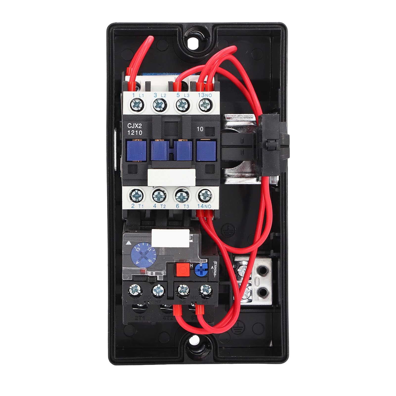Démarreur De Moteur Magnétique, Le1d12m7 Démarreur De Courant Triphasé Pour Compresseur Étanche Boîtier De Commande Ignifugé Monophasé 220V 230V 3 Phases 380V 400V 9-13A
