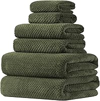 Vista 12 de Juego de toallas de baño extra grandes para baño, 30 x 60 pulgadas, toallas de ducha de microfibra súper suaves y ligeras de secado rápido