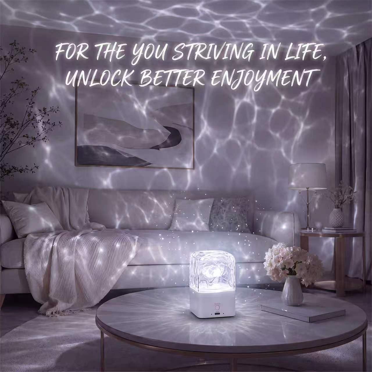 Bedroom ambient lighting Bluetooth speaker, gift recommendation, room decor image 4