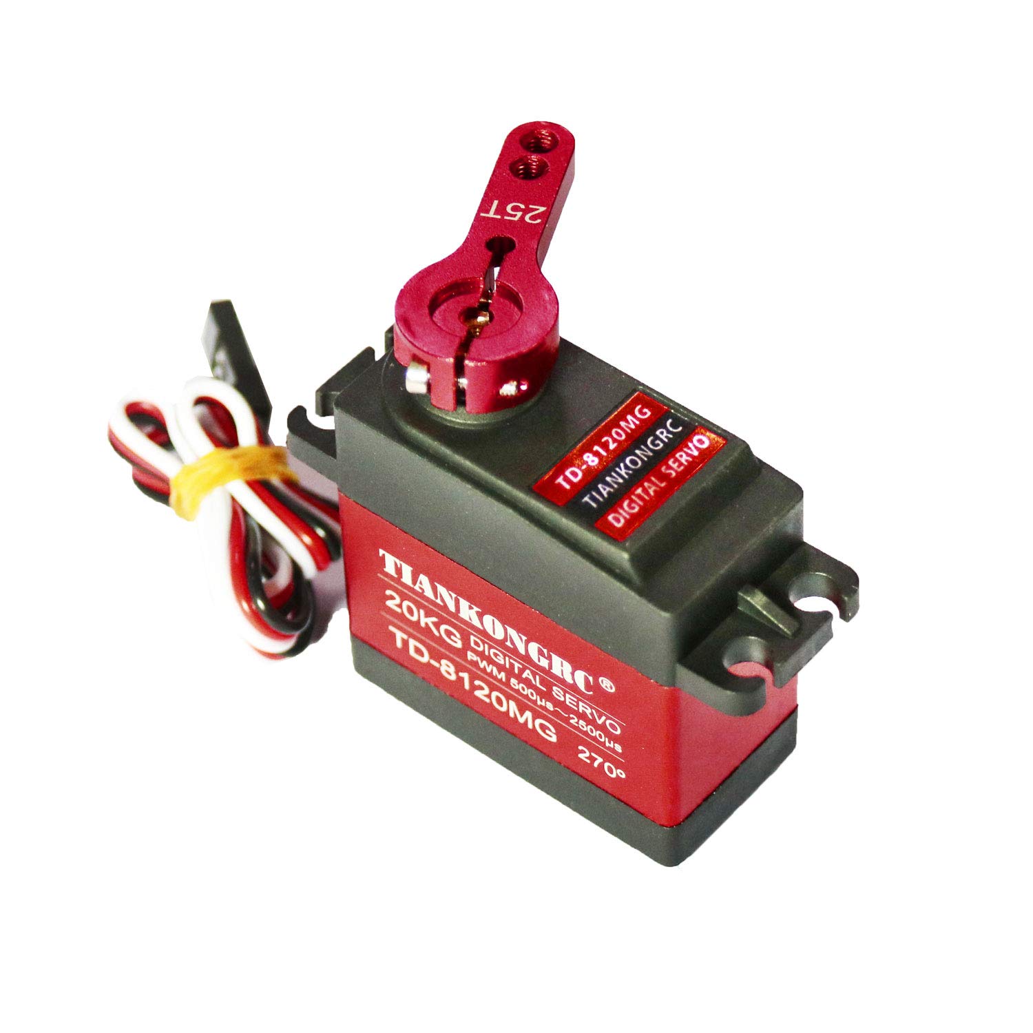 Betu 2 Sets kg Rc Digital Servo Large Torque High Speed Full Metal Gear 270 Degree Servo Motor With 25t Servo Horn For Rc Model Diy Buy Online At Best Price