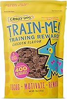 Vista 1 de Crazy Dog - Premios Train-Me! para perro Dulces de recompensa por entrenamiento para perros., Regular, 16 onza, Blanco