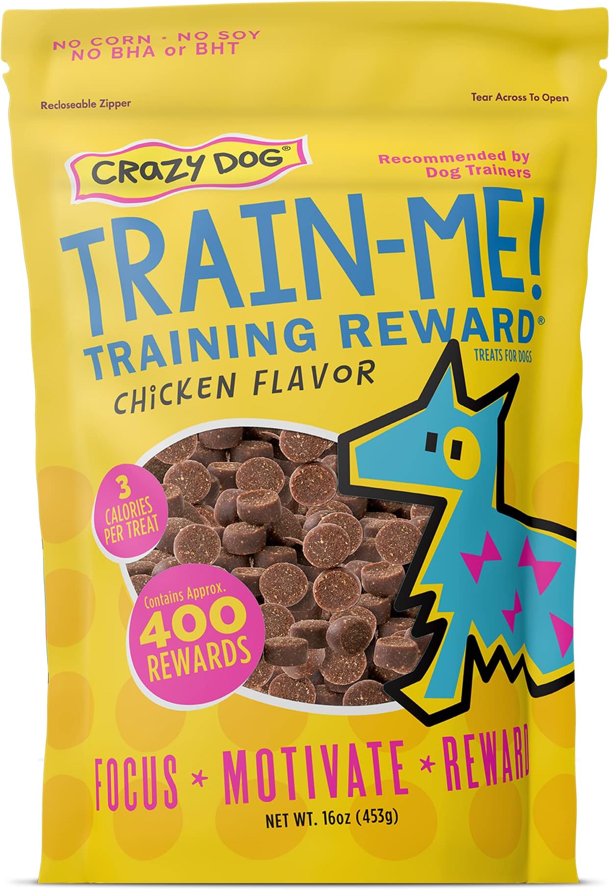 Train-Me! Training Reward Dog Treats 16 Oz.,Chicken Regular