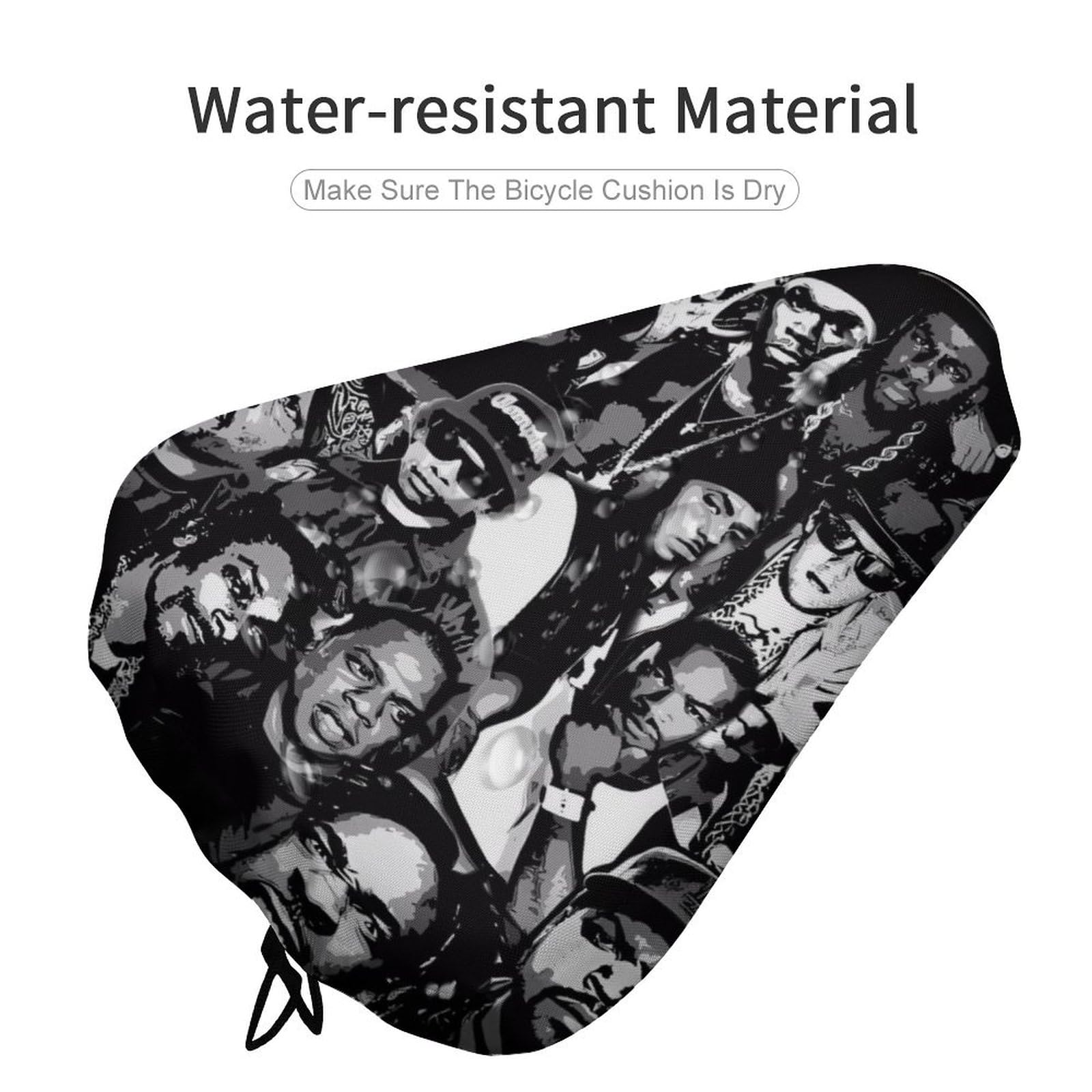 Amazon.co.jp: 2Pac Tupac Hiphop Vintage Rap 自転車サドルカバー