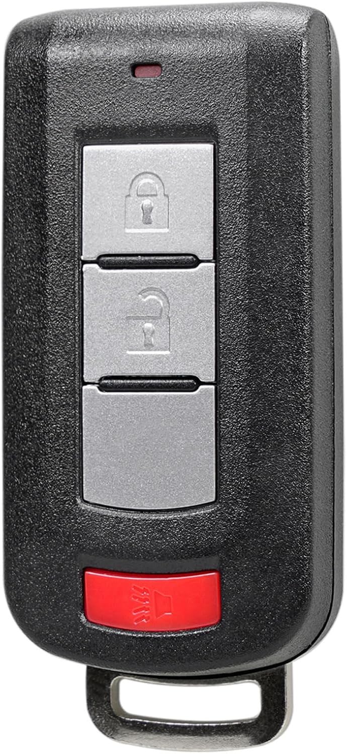 TOP-VIGOR 2pcs Keyless Entry Remote Control Car Key Fob Replacement Compatible with Compatible with Mitsubishi Outlander Lancer Mirage 2008-2020, 315Mhz 3 Button ID46/7952 Chip for OUC644M-KEY-N