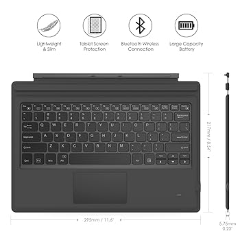 Amazon | ATiC Surface Pro 7との互換性あり バックライト機能
