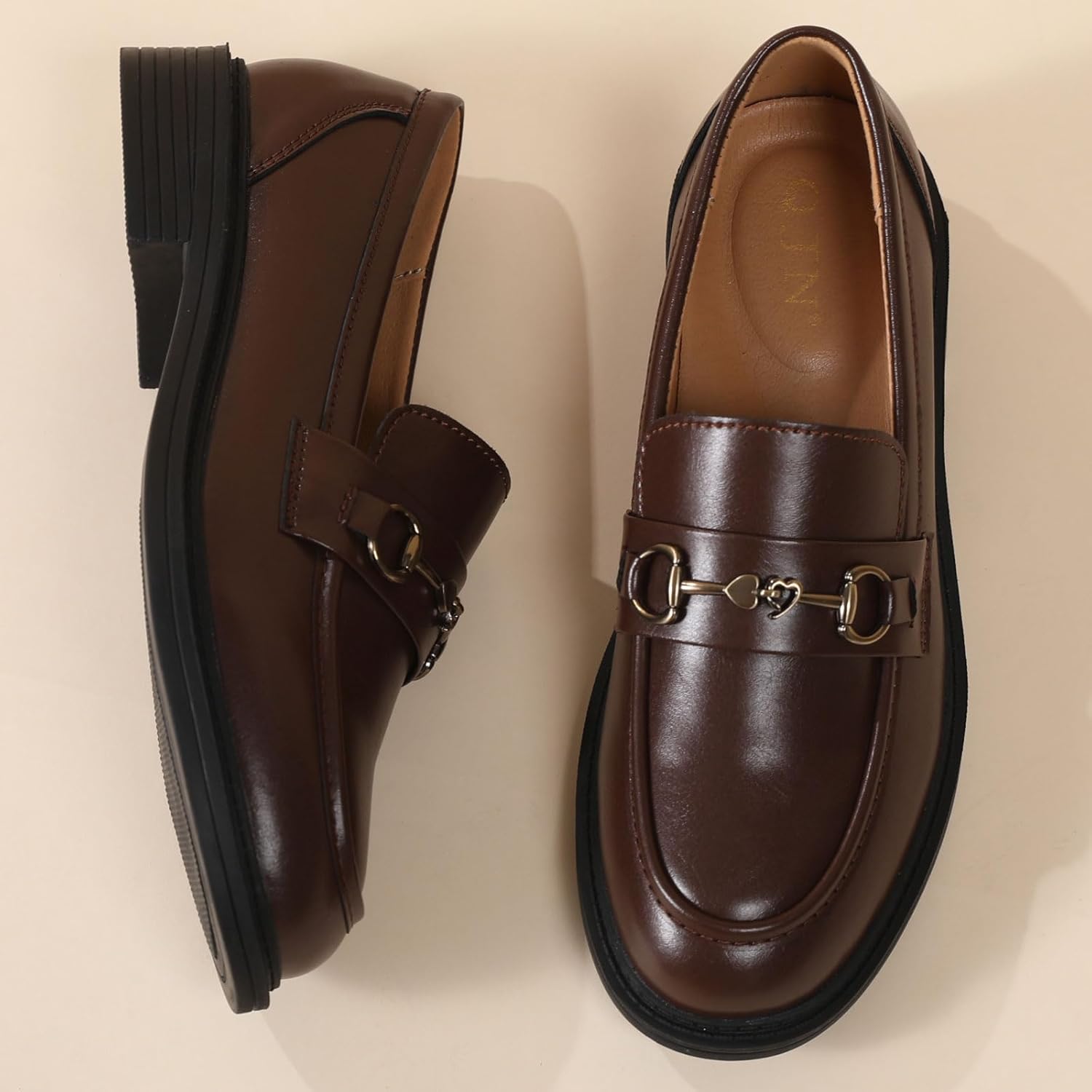 Penny Loafers for Women Comfortable Black Business Professional Shoes Womens Penny Loafers & Slip-Ons Ladies Flats - Image 4