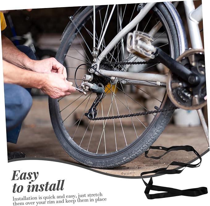 2 piezas cinta protectora para llantas de bicicleta miniatura 3