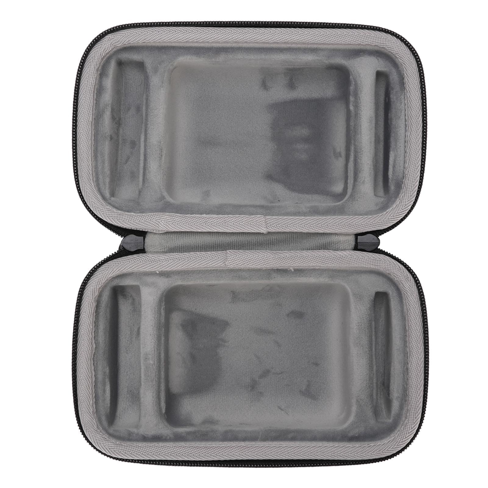 Wakects Custodia Rigida per Altoparlante Custodia da Trasporto per Altoparlante in Nylon EVA con Scomparti per Accessori Maniglia con Rivestimento Morbido per Riporre in Viaggio Uso Quotidiano (BLACK)