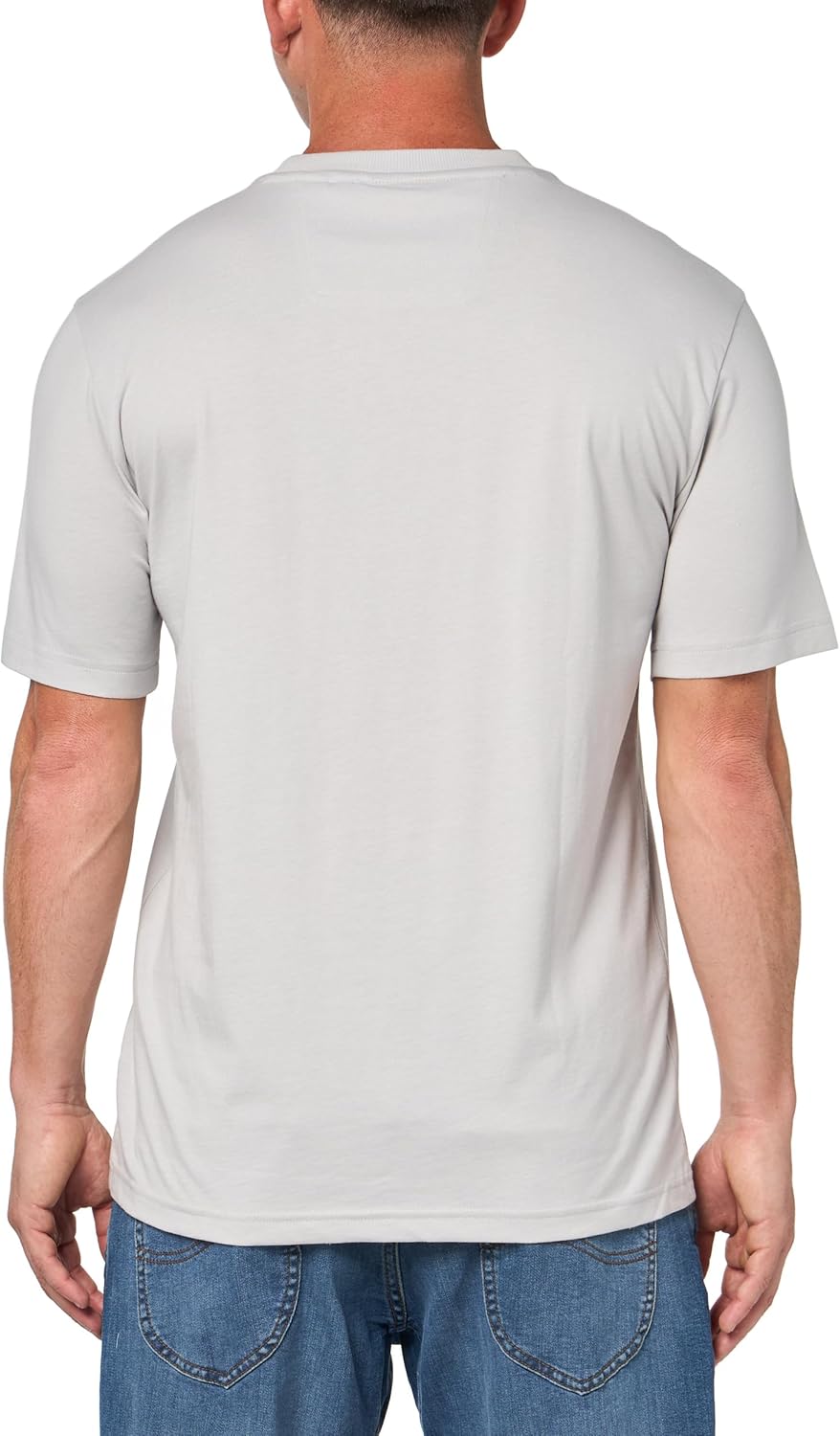 BOSS Mens Outline Double Logo Cotton T-Shirt - Image 2