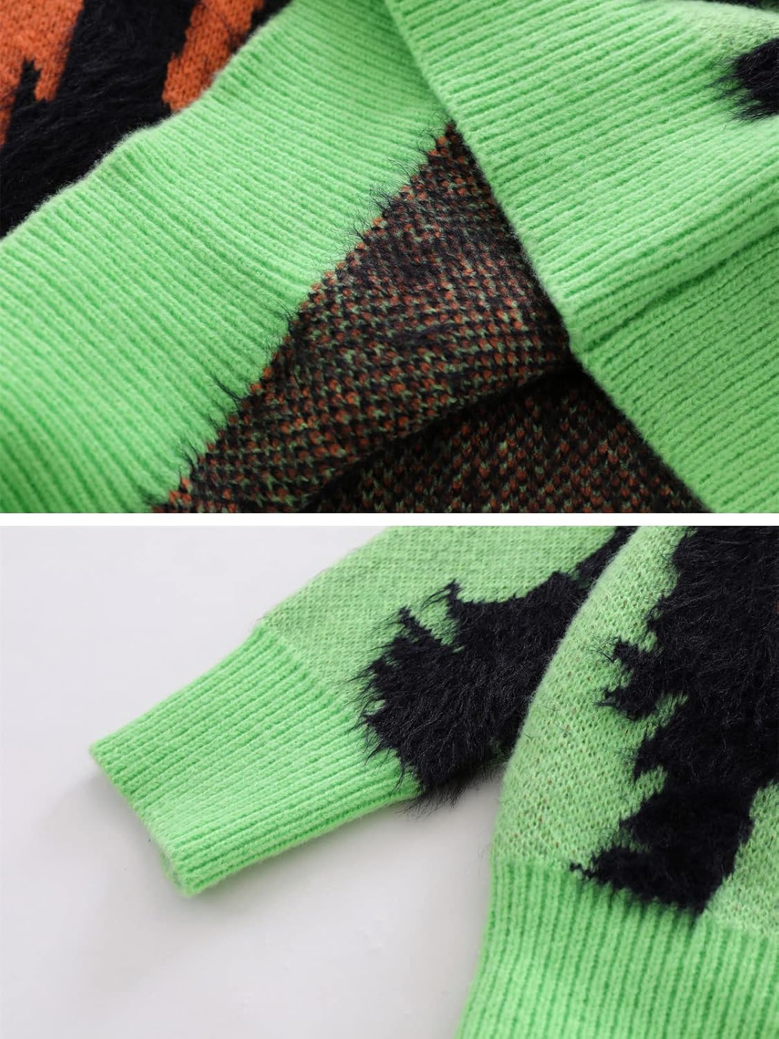 Aelfric Eden Men Tie-dye Sweater Casual Knitted Sweater Unisex Long Sleeve Pullover Sweater - Image 5