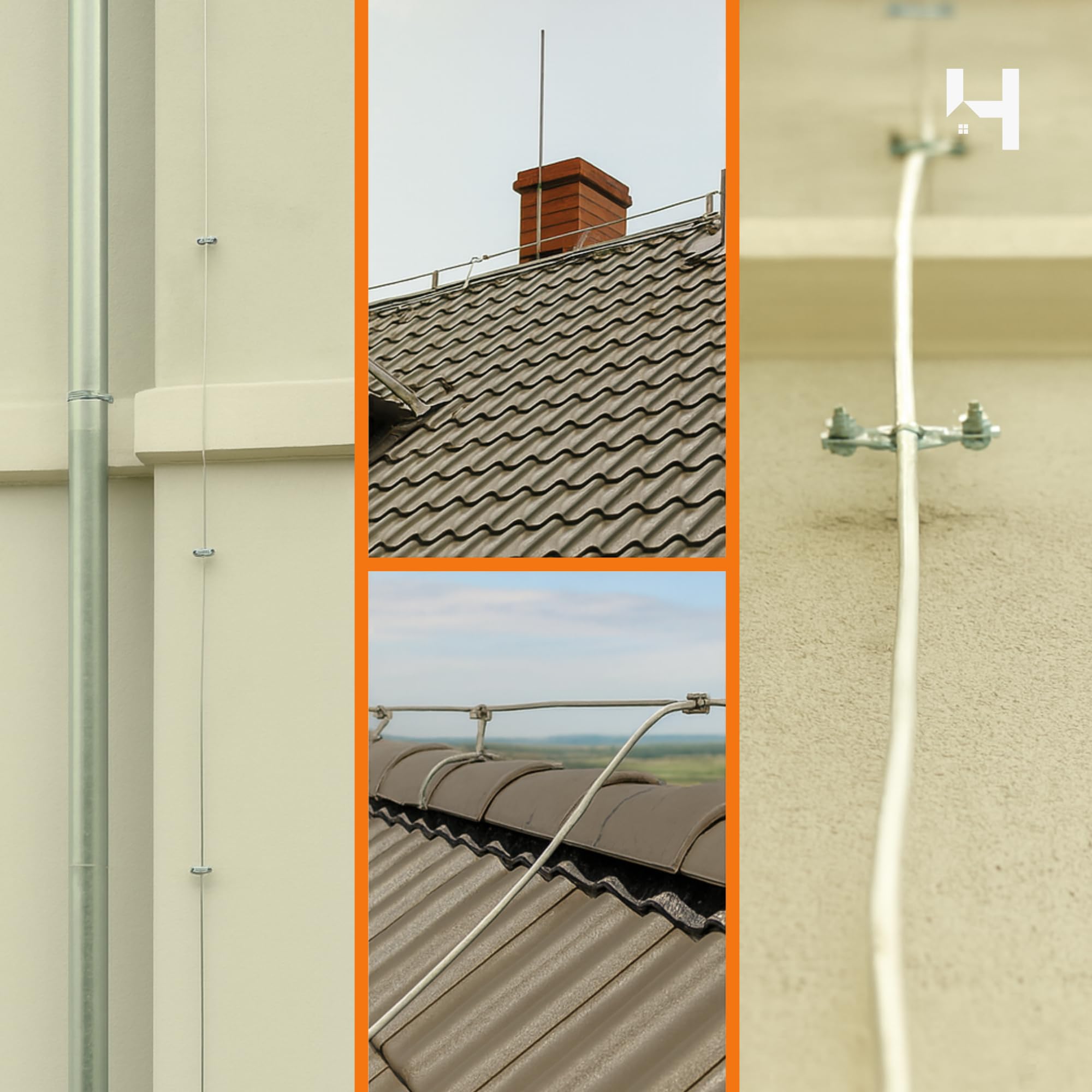 HausHeld® 100 metri di filo rotondo in alluminio fi 8 mm I filo di terra I protezione dai fulmini AlMgSi – al metro I leggero e flessibile