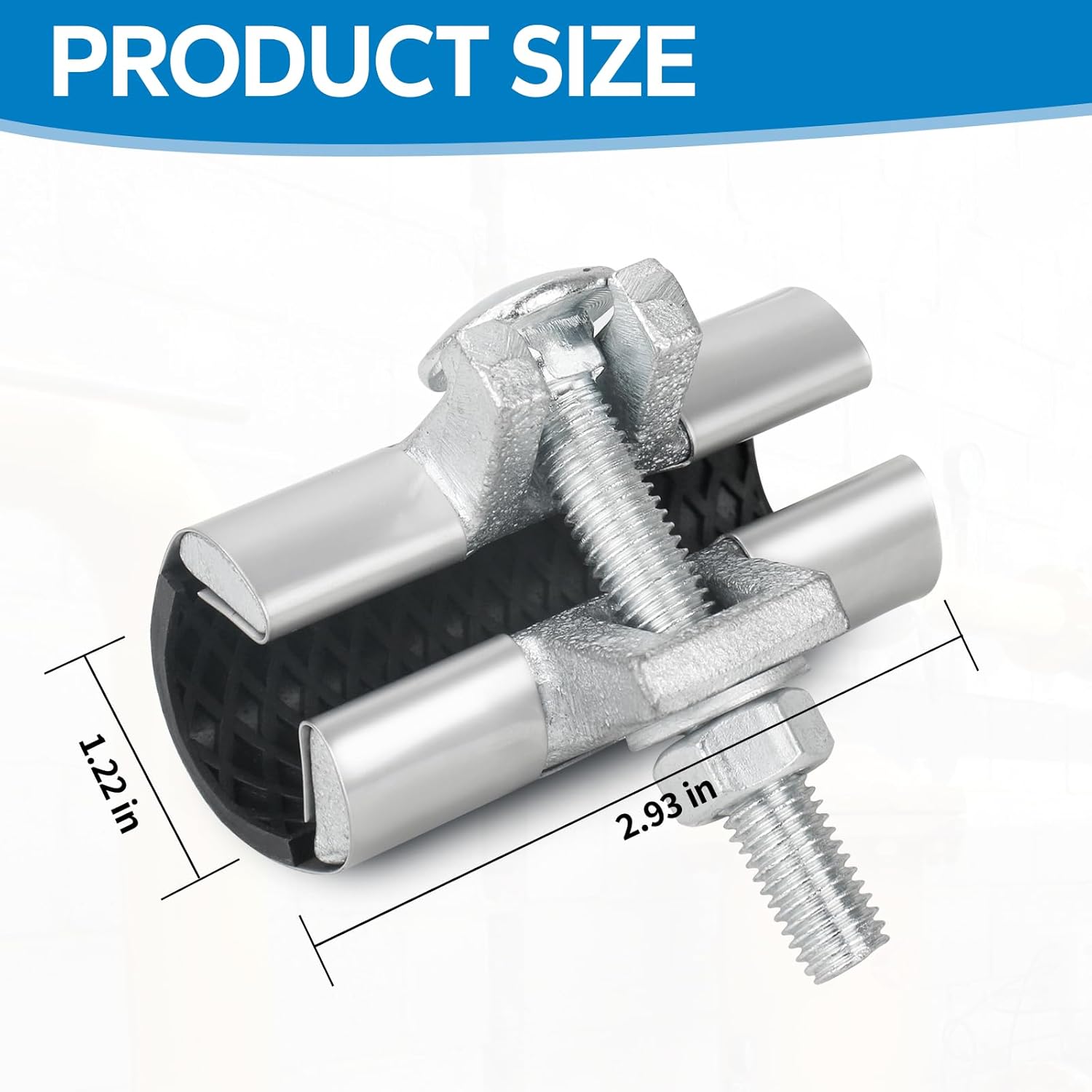 1” X 3” inches pipe repair clamp, Stainless Steel Clamp with one Bolt, repair water pipe leak or copper pipe leak repair kit(26-30MM)