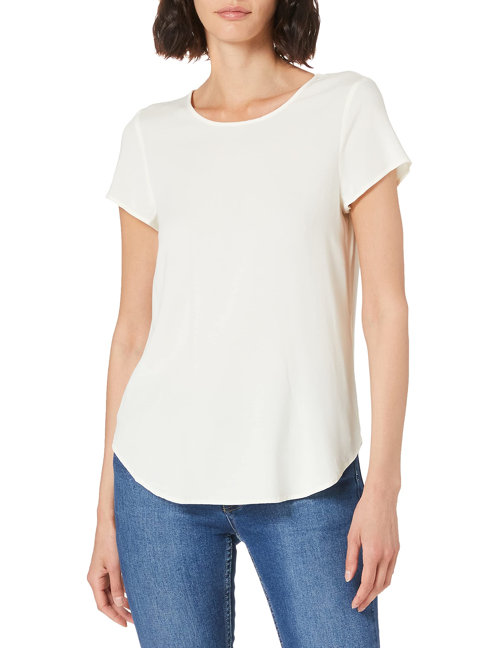 Vero ModaWomen's VMBECCA PLAIN SS TOP GA NOOS T-Shirt