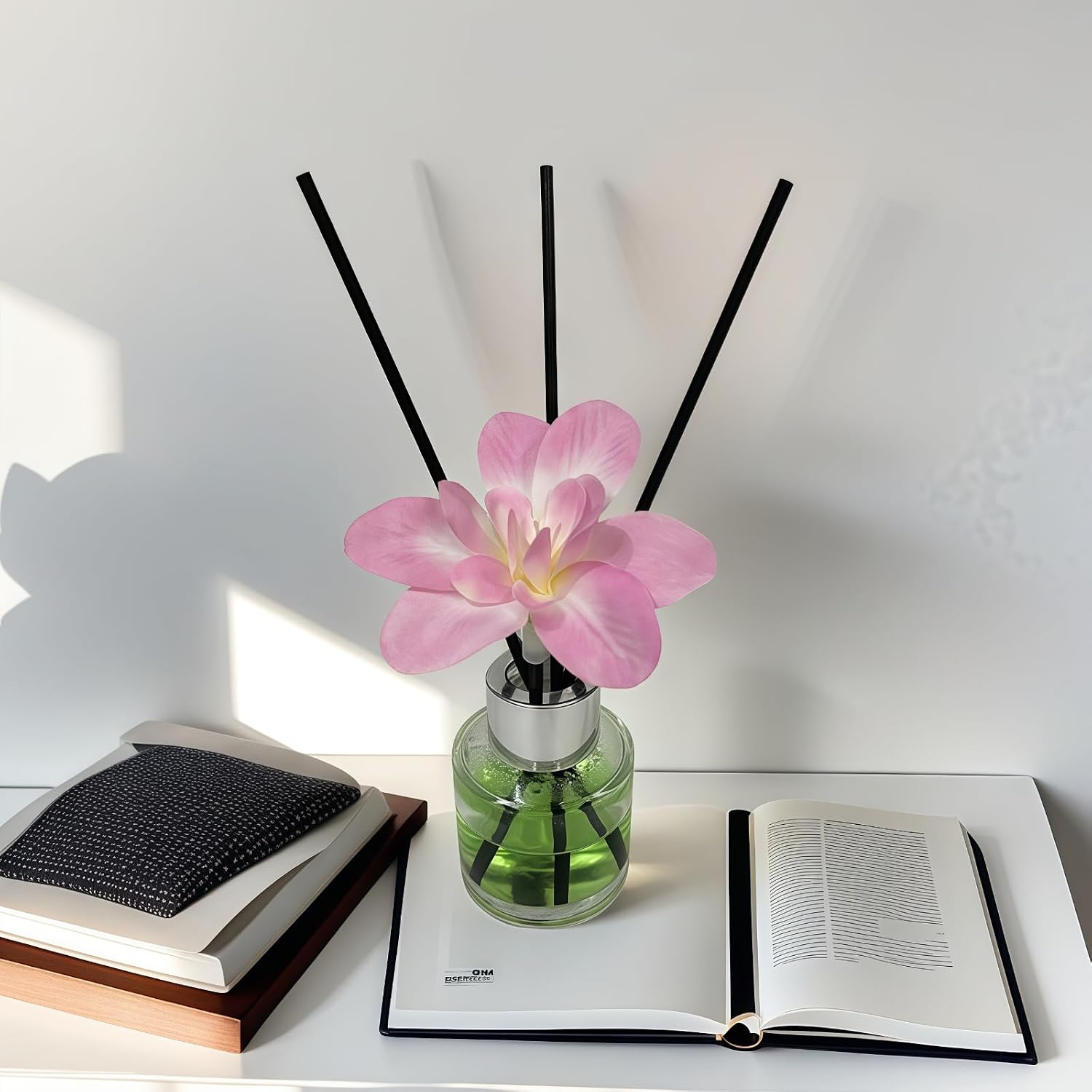 100PCS White Reed Fiber Diffuser Sticks,Diameter 3.5mm, Length 230mm=9in