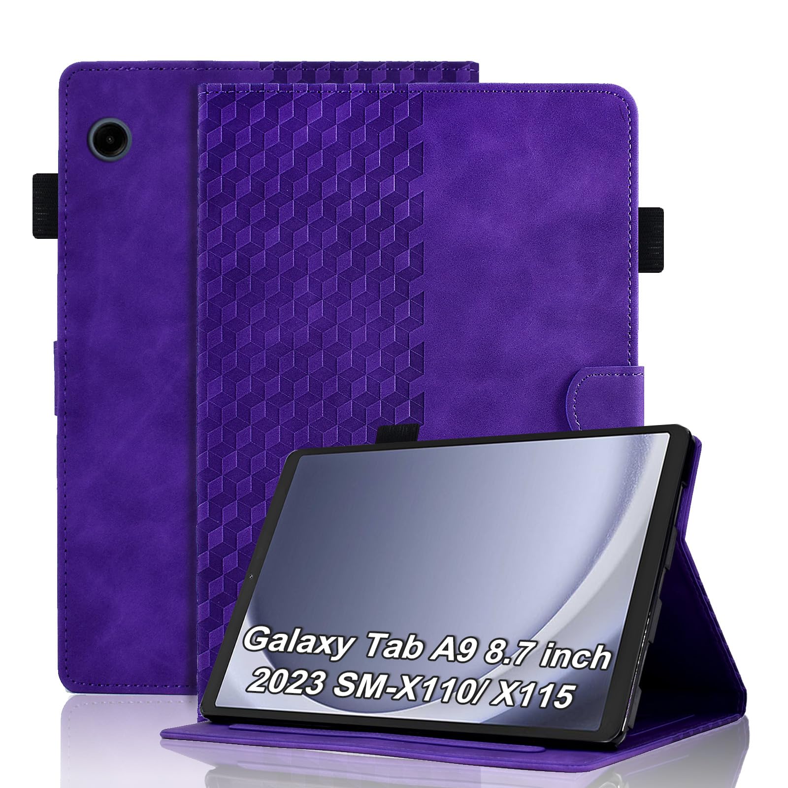 Case for Honor Pad X8a 11 Inch Tablet 2024 Protective Case Premium Leather Folio Smart Case with Auto Sleep/Wake Pen Holder Card Slot for Honor Pad X8a- Dark Green — view 244