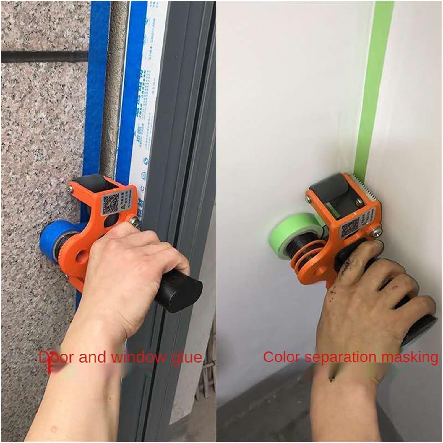Inner Corner Masking Paper, Quick Paste Tool, Curtain Wall Door And Window Glue, Color Separation And Shielding,Stable Operation