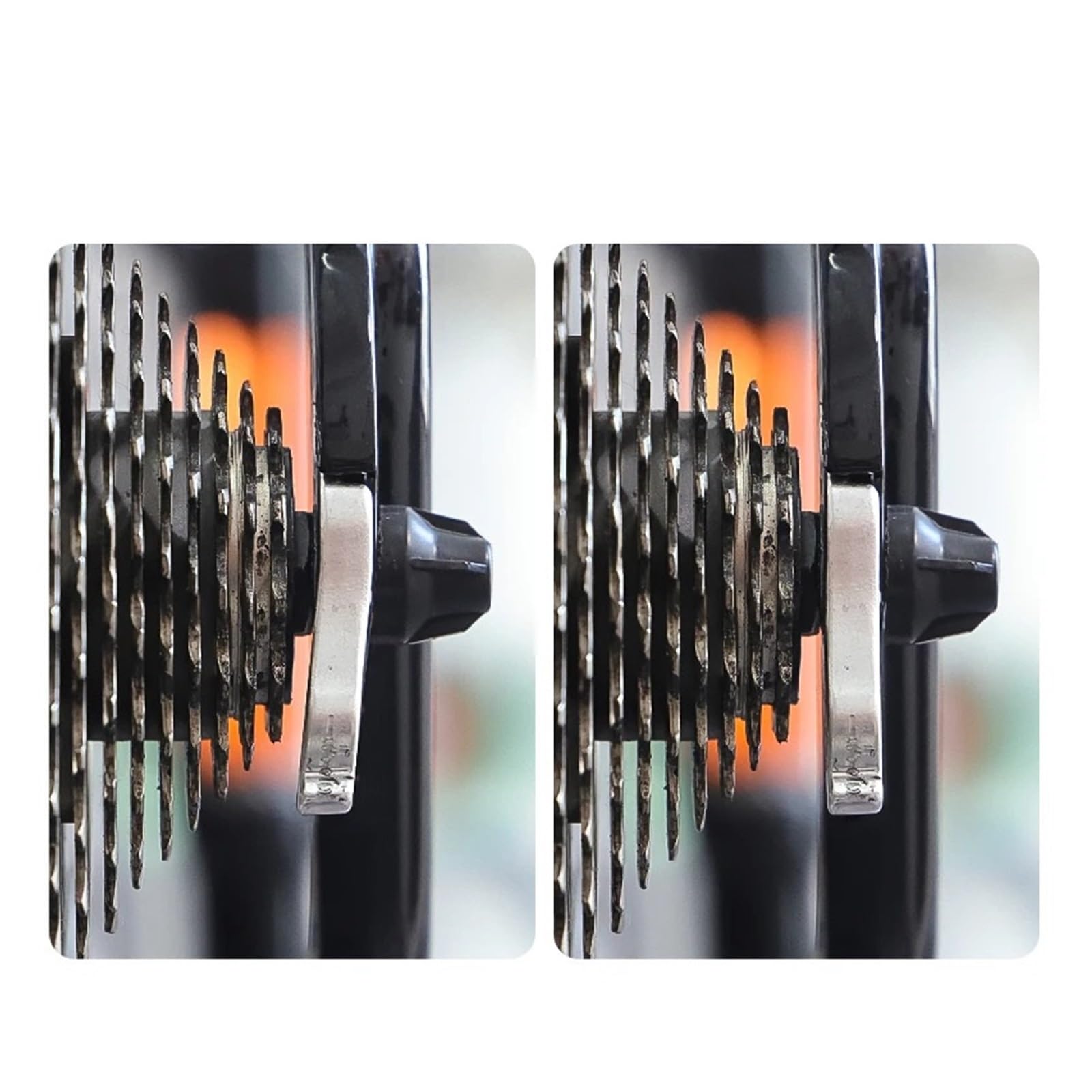 Herramienta de calibración suspensión Cambio Marchas Bicicleta, Gancho Trasero Marco Acero Inoxidable 304, alisador elevación
