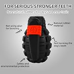 Indestructible Dog Toys for Aggressive Chewers - Large Dogs, Heavy Duty, Black