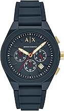 Armani Exchange A|X Chronograph Watch for Men; Men's Watch with Leather, Stainless Steel or Silicone Band