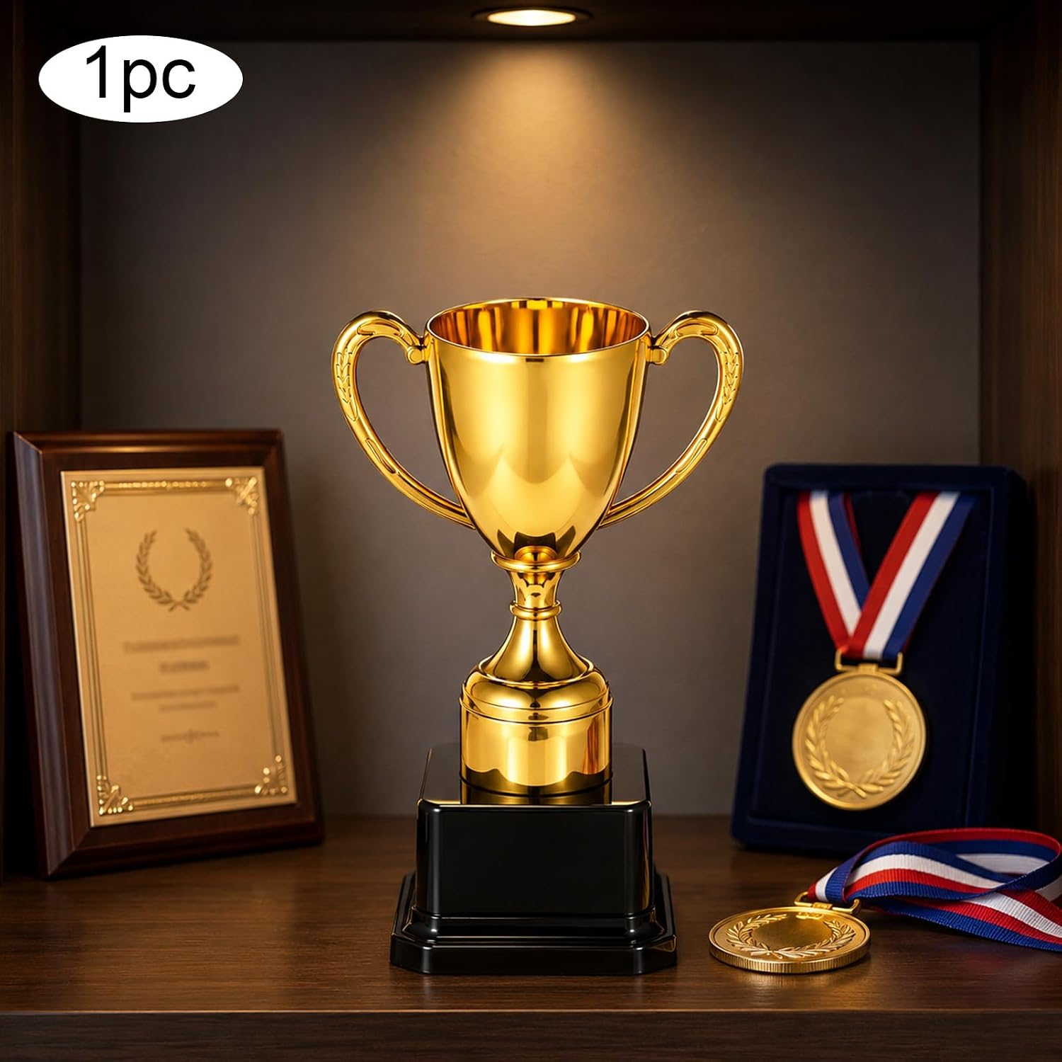 Plastic Trophy Cup Awards, Trophies Cup Trophy Award Mini Plastic Award Trophies Trophys Cups for Sports Tournaments Party Favors, Winning Prizes, Competitions Ceremony