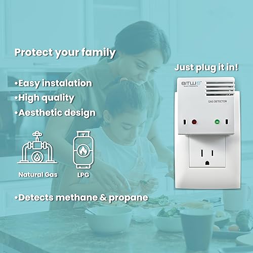 Miniatura 2 de Detector de gas para el hogar Detector de fugas de gas propano natural LPG LNG BITWO modelo A1