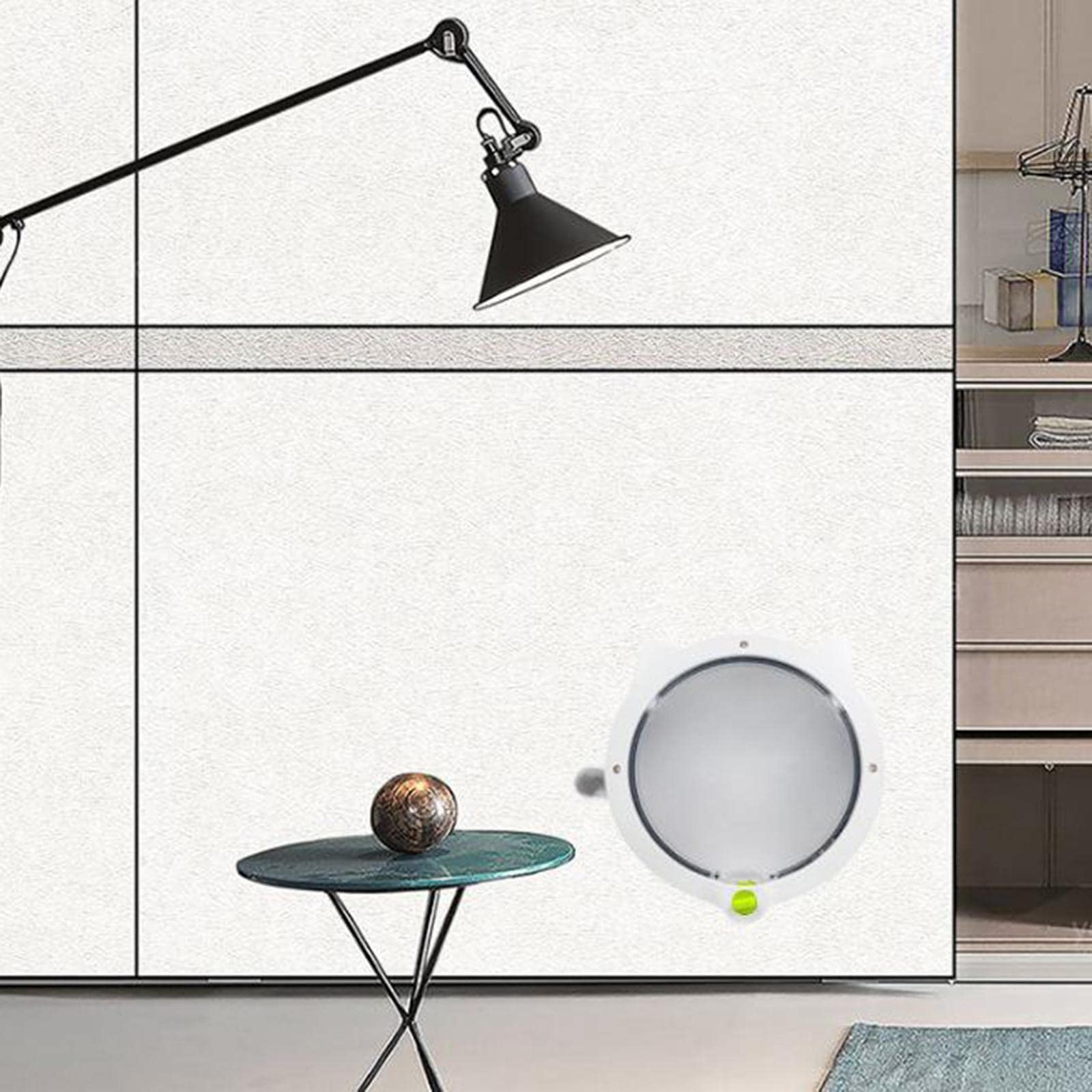 Porte pour Chat Pass Trappe Animaux Passage Litière Système de Fermeture Aimantée Installation Discrète Adaptée Aux Propriétaires D'Appartements