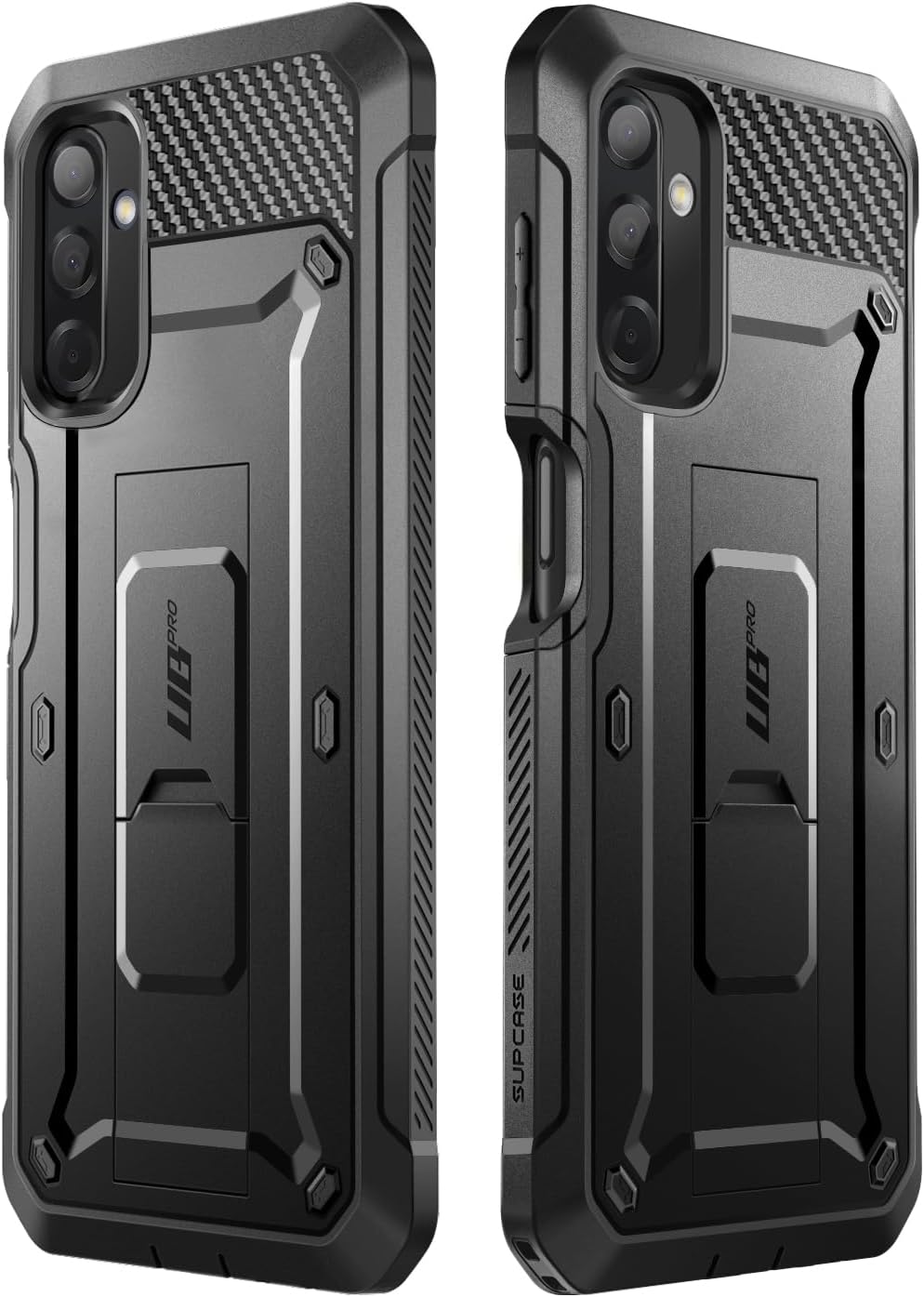 SUPCASE for Samsung Galaxy A17 5G Phone Case with Screen Protector (Unicorn Beetle Pro), [Built-in Stand & Belt-Clip] [Military-Grade Protection] Full Body Heavy Duty Phone Case for Galaxy A17, Black