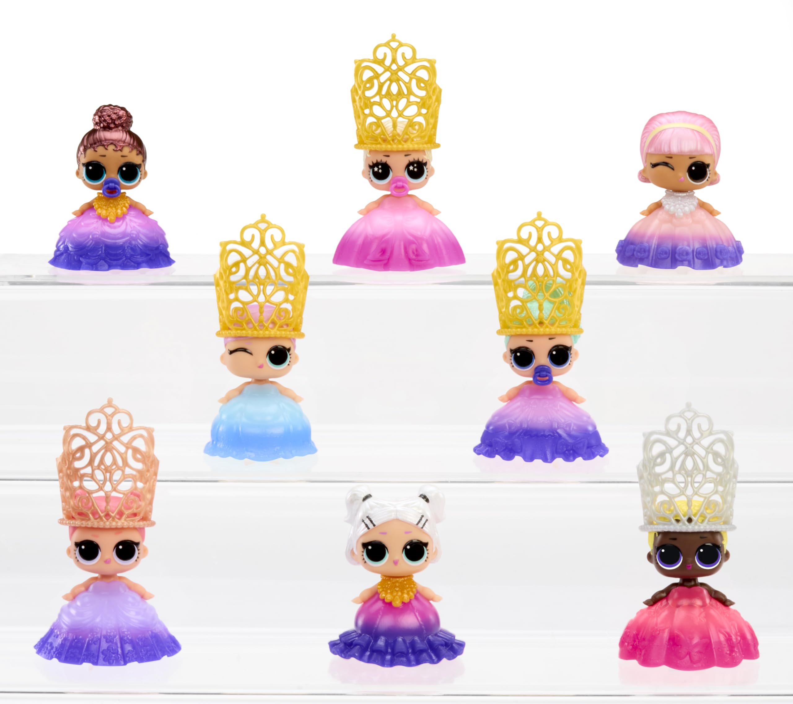L.O.L. Surprise! Princess Baby Sisters: Include 1 Bambola, Confezione Cieca, Funzione Cambio Colore, Colleziona Tutte le Bambole