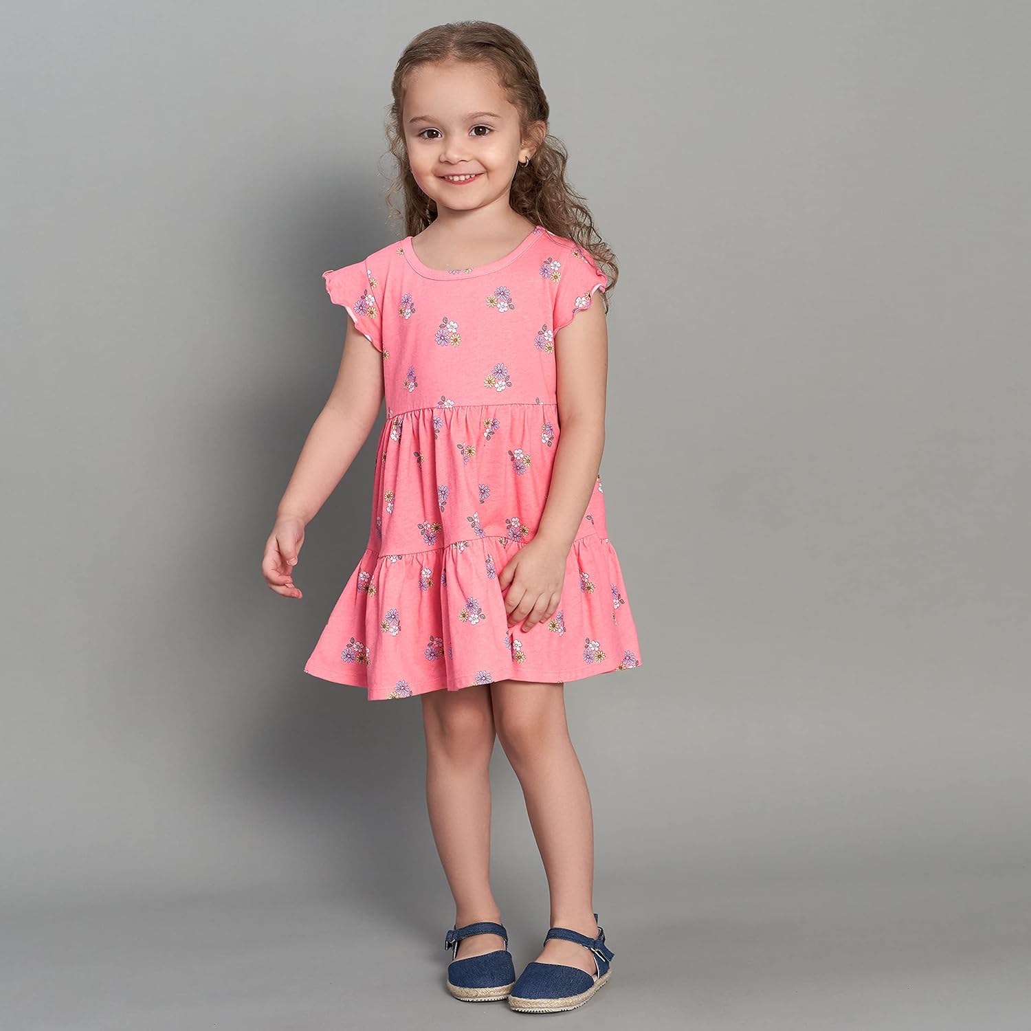 Gerber Baby Girls Toddler 2-Pack Short Sleeve Cotton Dresses - Image 2