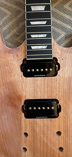 Amazon.com: Seymour Duncan Black P-Rails Humbucker Set - Electric 