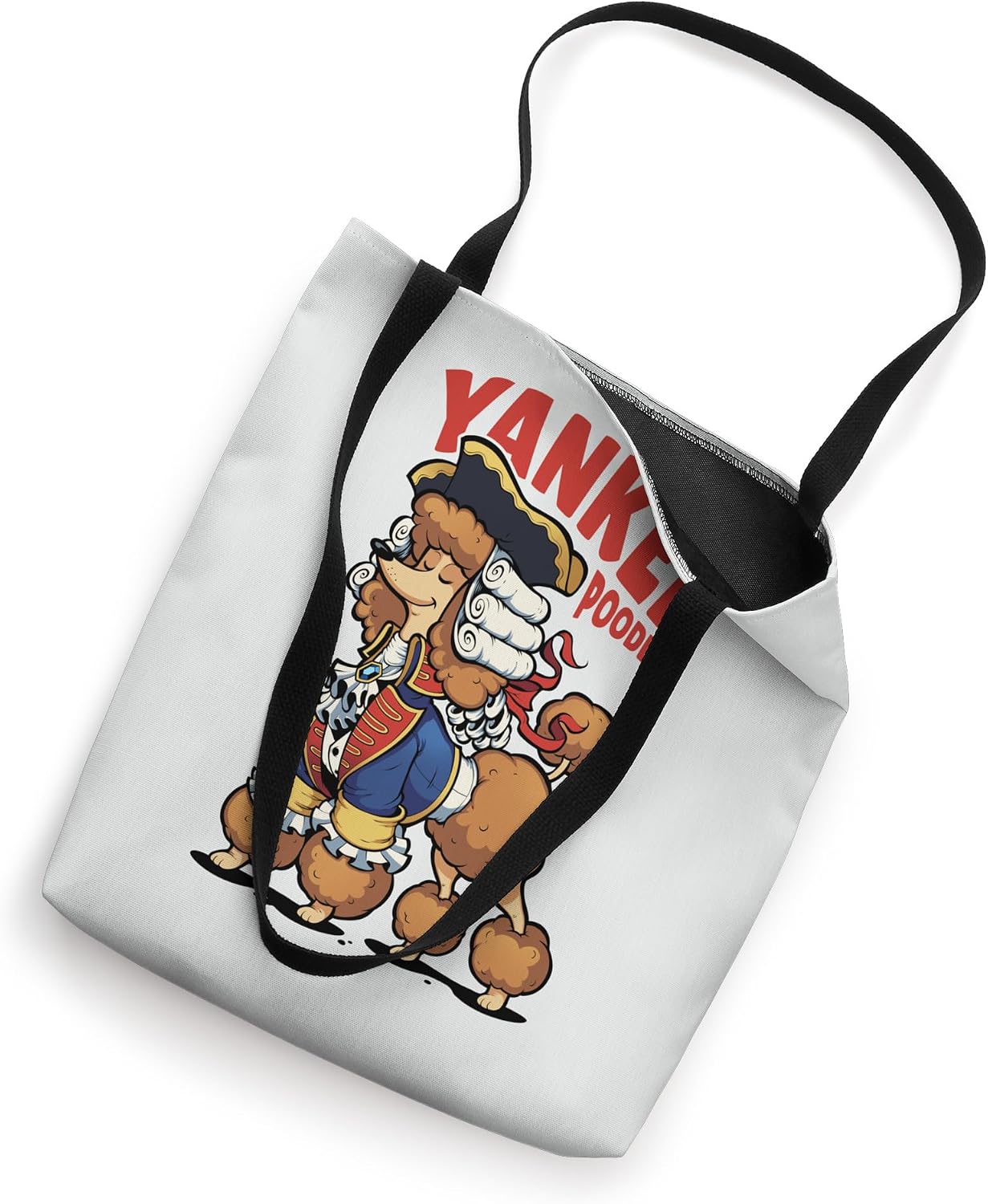 Yankee Poodle Patriotic American Colonial Dog Tote Bag