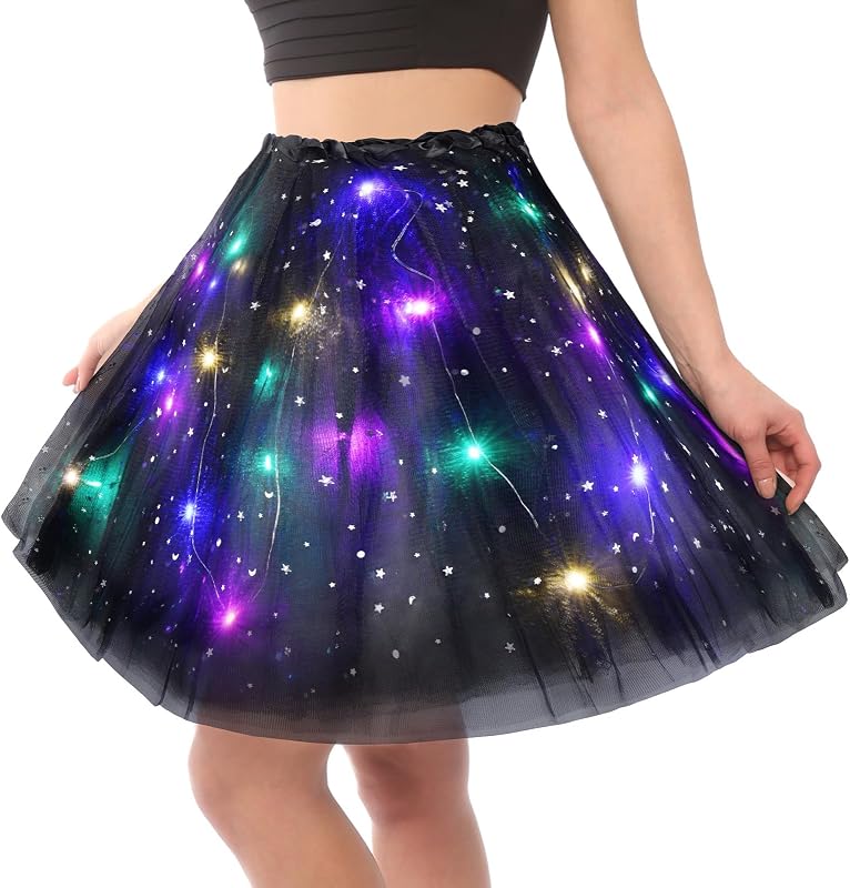 URAQT Gonna Tulle LED per Bambina