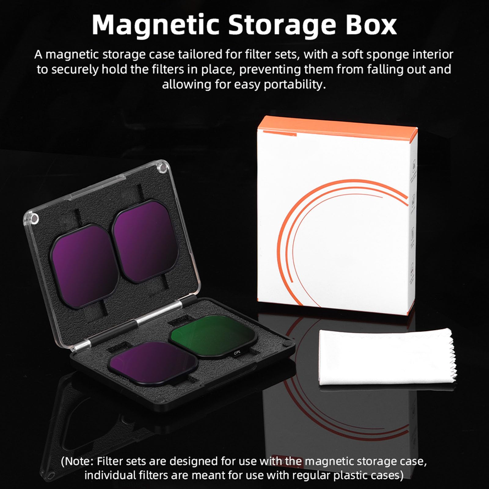 Annadue Filtro per Lenti Drone Set ND16 Filtri in Vetro Ottico HD per Ace Pro con Rivestimenti a più Strati Pioggia Graffio Olio a Prova di Olio Leggero in Lega di Alluminio Leggero