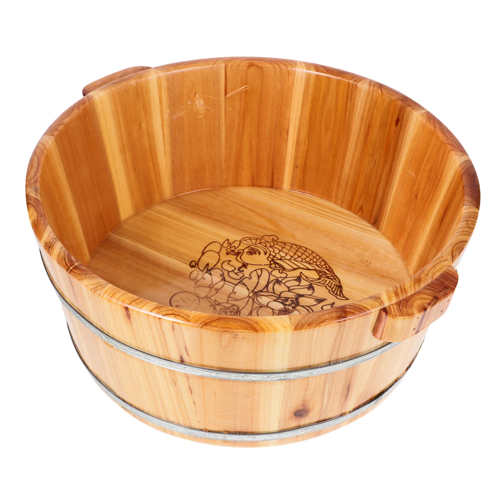 Lavabo para Pies Multiuso de 14x12x6 Pulgadas, Cubo Ligero y Portátil para Baños de Pies en Casa, Adecuado para Pedicura y Uso Doméstico