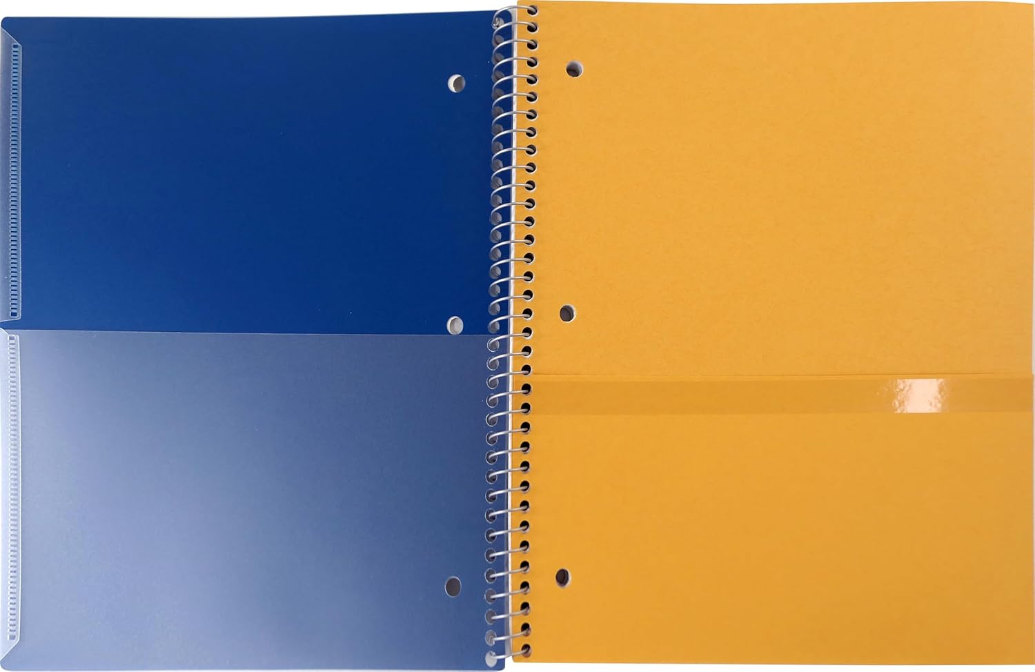 Spiral Notebook, 1 Subject, College Ruled Paper, 200 Sheets, 11" x 8.5", Assorted Colors - 6 Pack      Spiral-bound