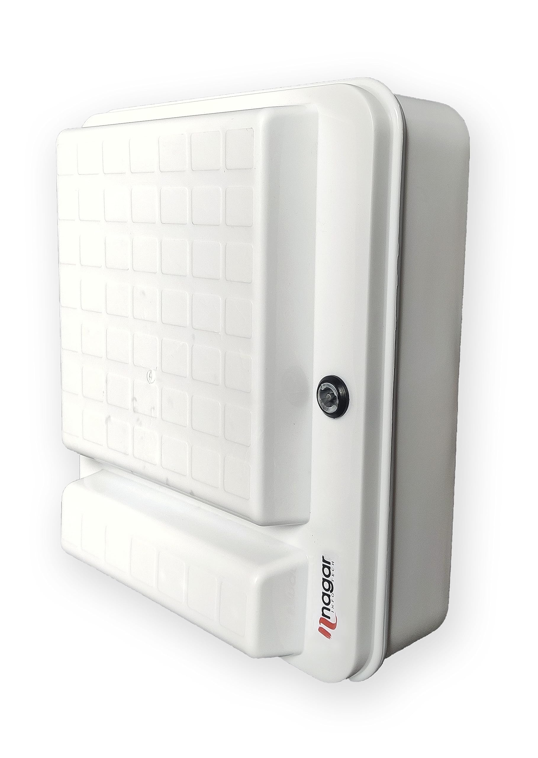 PVC CCTV DVR/NVR/POE Switch and SMPS Rack with Power Socket and Cable Ideal for 4 and 8 Channel DVR and NVR Setup