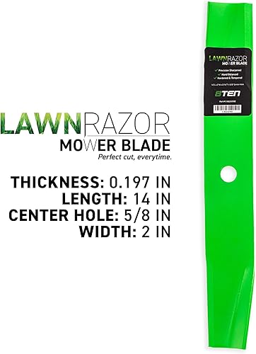 Miniatura 6 de 8TEN Kit de cuchillas de elevación alta para Ariens 40 pulgadas cubierta de corte mini-zoom 1540 zoom 1640 1740 1840 2040