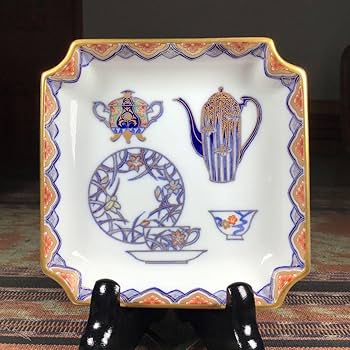 Amazon.co.jp: オールド深川製磁 ブルーチャイナ 1976年 昭和天皇在位