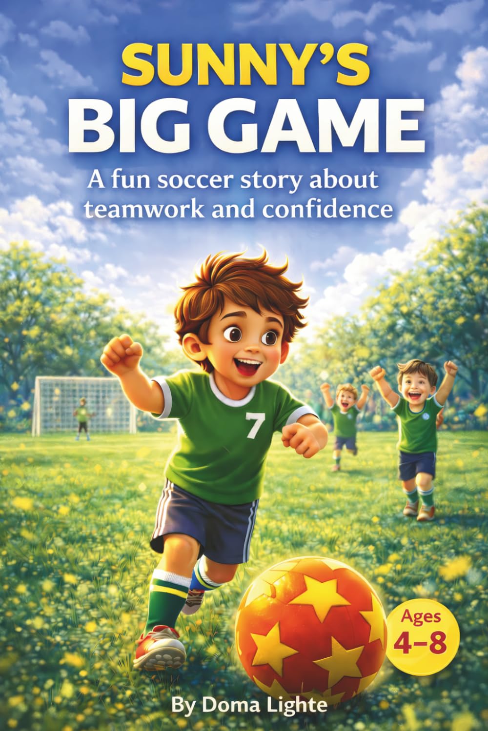 Sunny’s Big Game: A fun and inspiring soccer story about teamwork and confidence for kids ages 4–8