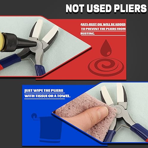 Miniatura 7 de Alicates de mandíbula de nailon Alicates de punta plana de nailon Alicates de mandíbula de nailon plano Alicates de mandíbula de nailon doble