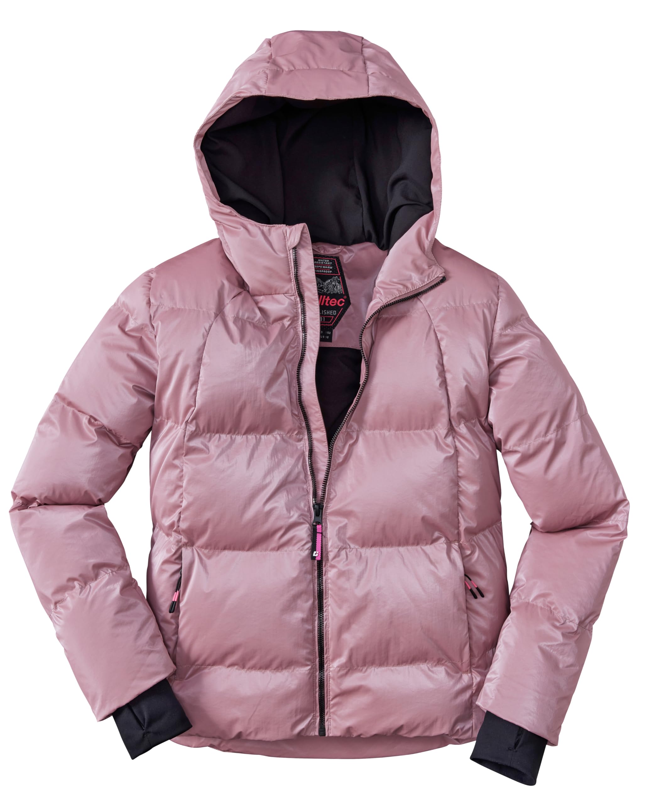 Killtec Ksw 210 Grls Qltd Jckt Giacca/giaccone trapuntato in piuma d'oca con cappuccio e paraneve Bambine e ragazze